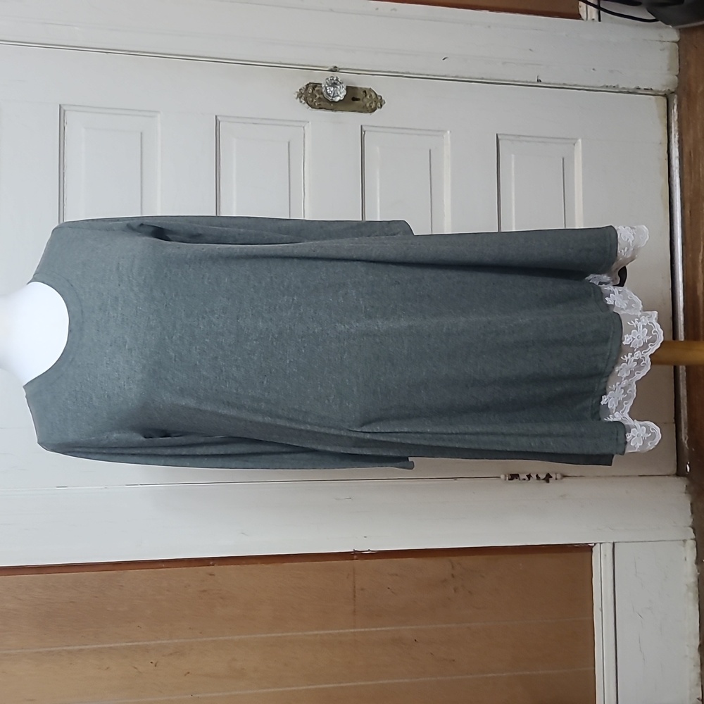 2x Heathered tshirt dress
